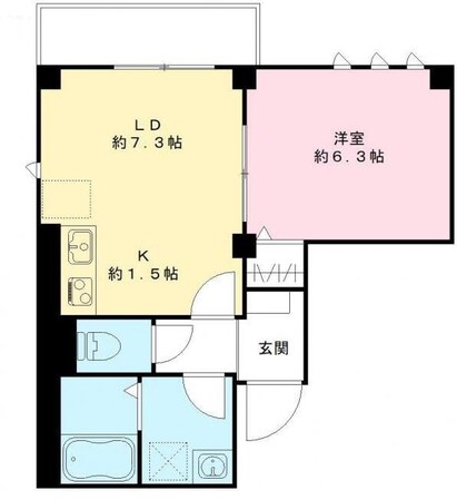 浦和駅 徒歩13分 1階の物件間取画像